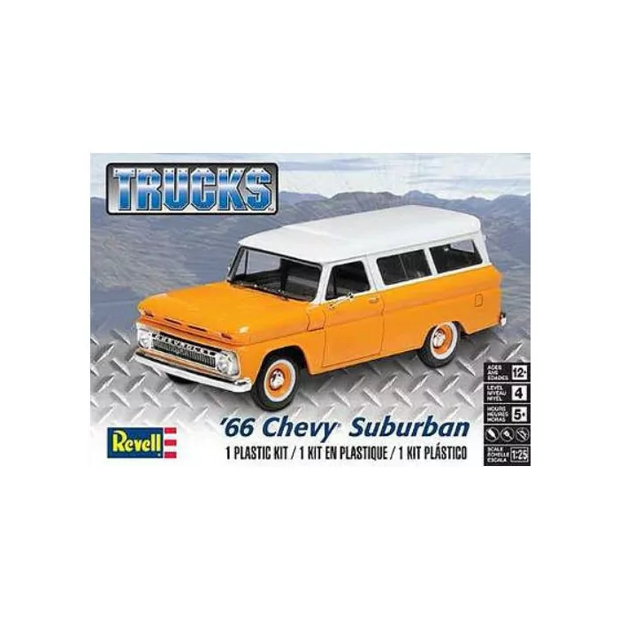 Revell 1/24 '66 Chevy Suburban Car Model Kit