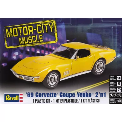 Revell 1/25 '69 Corvette Coupe Yenko Car Model Kit
