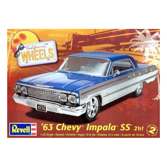 Revell 1/25 '63 Chevy Impala SS 2 'n 1 Car Model Kit