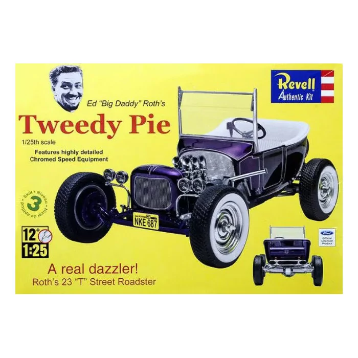 Revell 1/25 Ed Roth Tweedy Pie Ford Model T Hot Rod Model Kit