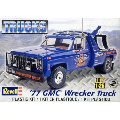 Revell 1/25 '77 GMC Wrecker Truck Cargo Truck Model Kit