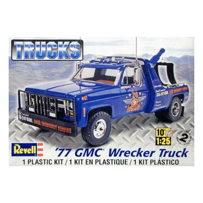 Revell 1/25 '77 GMC Wrecker Truck Cargo Truck Model Kit