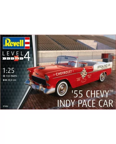 Revell 1/25 1955 Chevy Indy Pace Car Model Kit