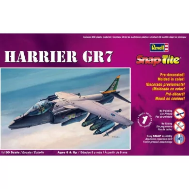 Revell 1/100 SnapTite Harrier GR 7 Aircraft Model Kit