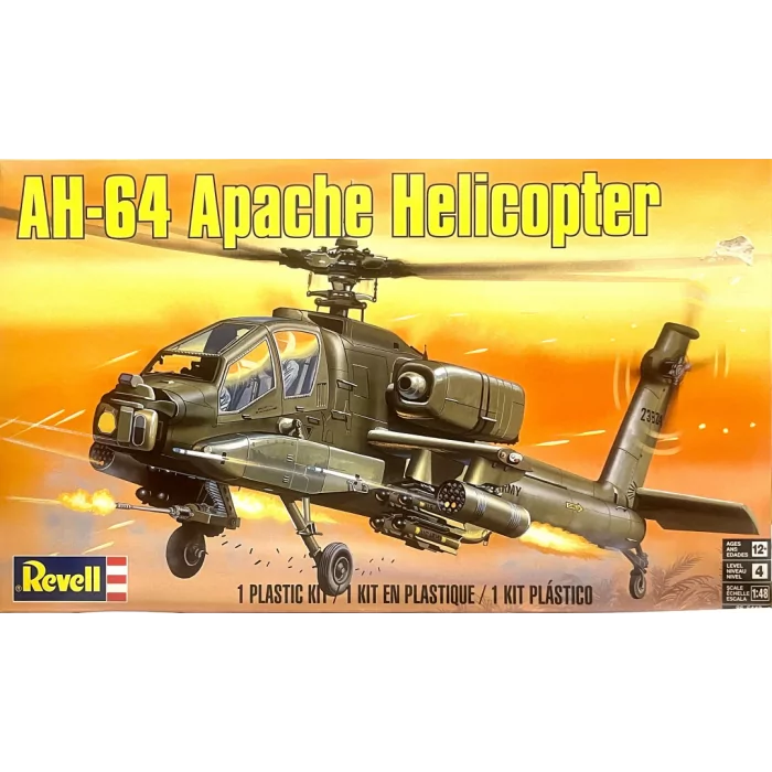 Revell 1/48 AH-64 Apache Helicopter Model Kit