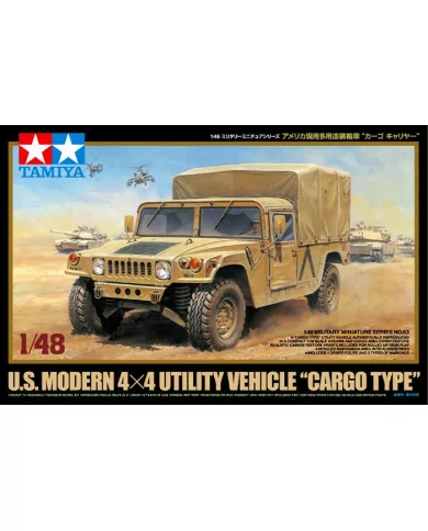 Tamiya 1/48 US Modern 4x4 Utility Military Car Model Kit