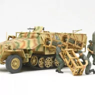 Tamiya 1/48 Mtl.SPW.Sd.kfz 251/1 Ausf.D Stuka Zu Fuss Armored Vehicle Model Kit