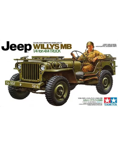 Tamiya 1/35 US Willys MB Jeep Military Car Model Kit